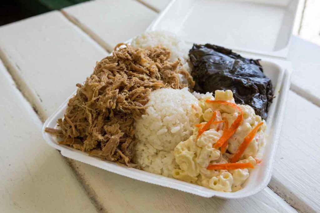 Image of a Hawaiian plate lunch